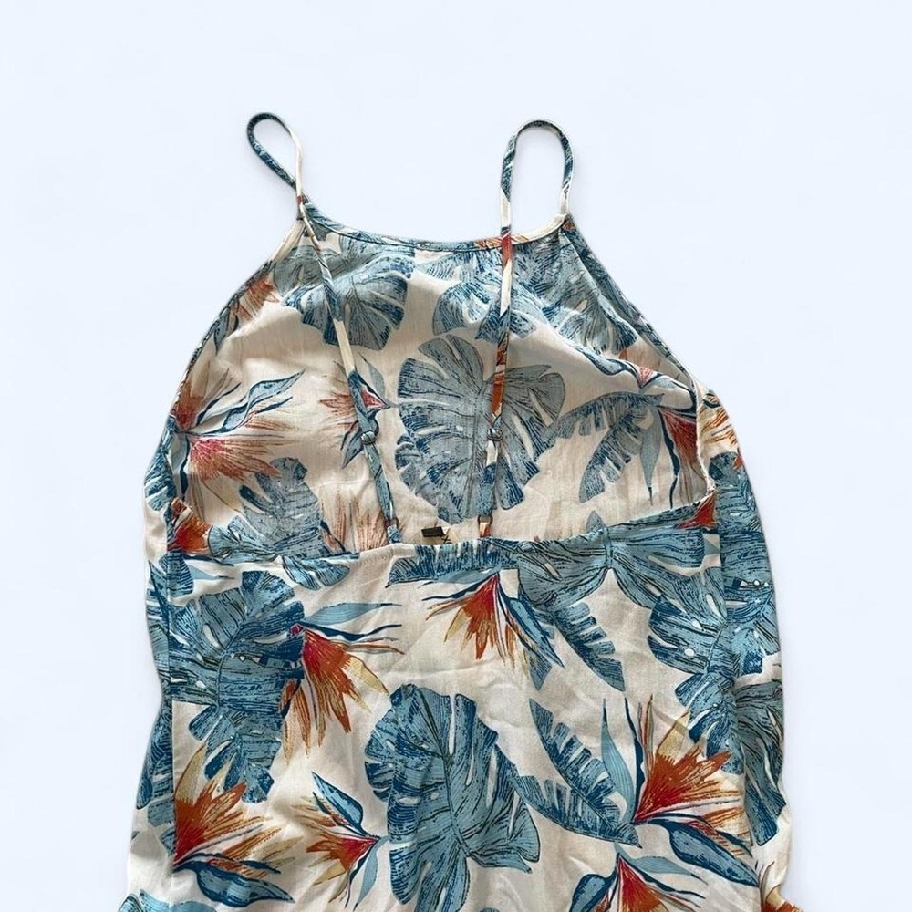 Floral mini cotton summer dress size S - Picture 5 of 7